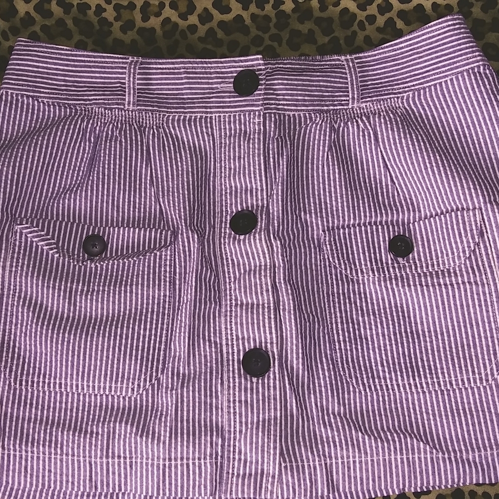 AEO striped skirt